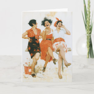 Joyful Vintage Summer Friends Card