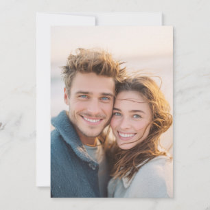 Joyful Warm Natural Photo Invitation