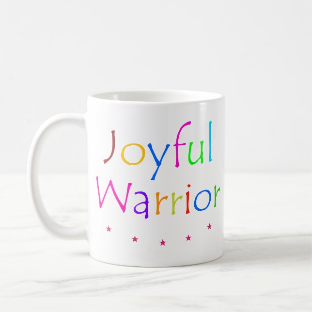 Joyful Warrior Coffee Mug (Left)