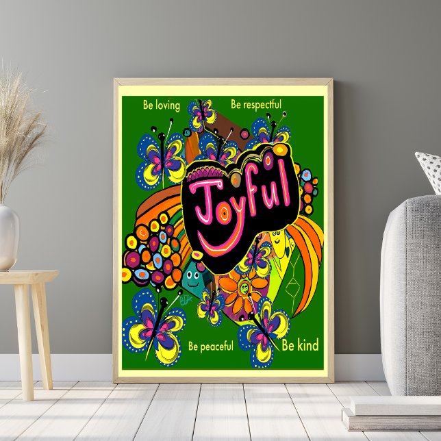 Joyful Whimsy: A Celebration of Positivity Poster (Creator Uploaded)