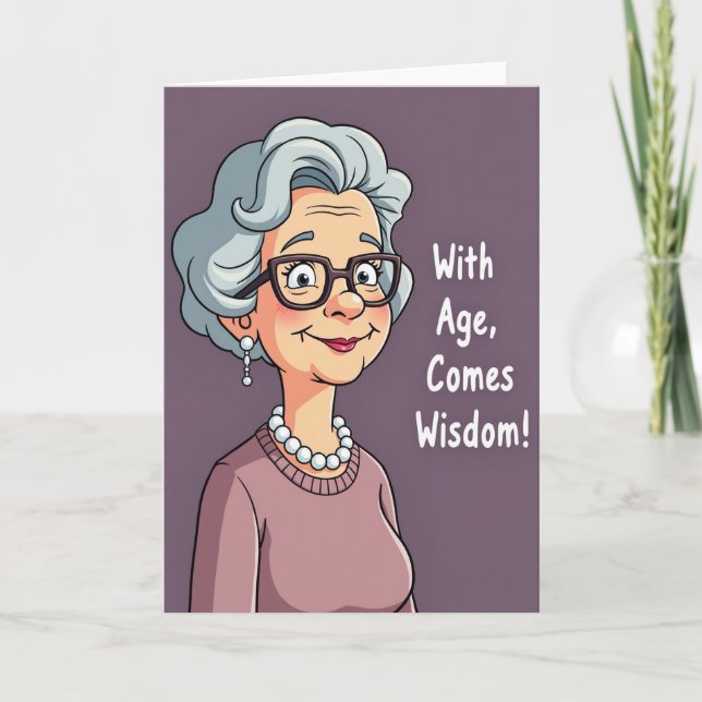 Joyful Wise Birthday Card (Front)