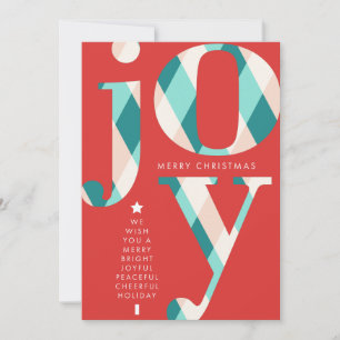 Joyful Wishes - Merry Christmas Card