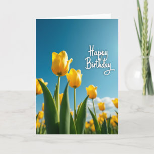 Joyful Yellow Blooms Card