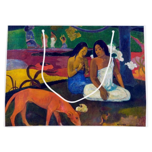 Joyfulness, Gauguin Large Gift Bag (Front)
