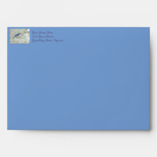 Joyous Easter Blue Jay Songbird Envelope