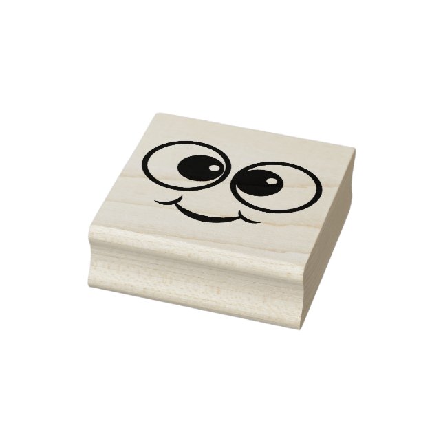Joyous Face Rubber Stamp (Stamp)