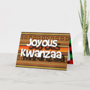 Joyous Kwanzaa Holiday Card