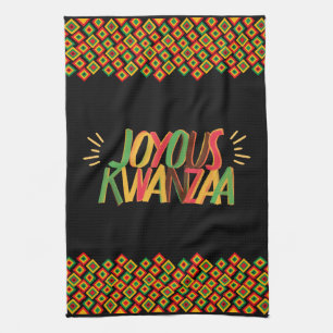 Joyous Kwanzaa Kitchen Towel
