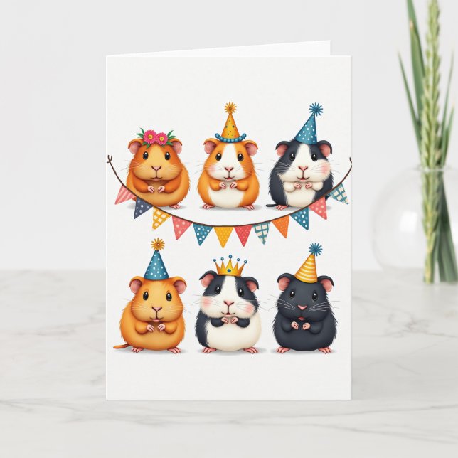 Joyous Rodent Illustration Card (Front)