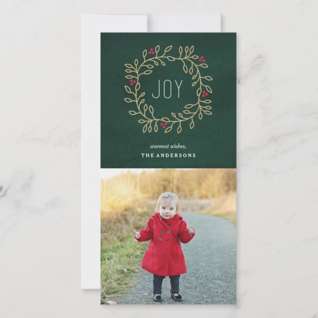 Joyous Tradition Holiday Card (Front)