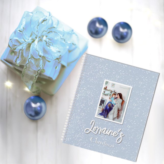 Joyoux Noel Blue Spiral Notebook (Creator Uploaded)