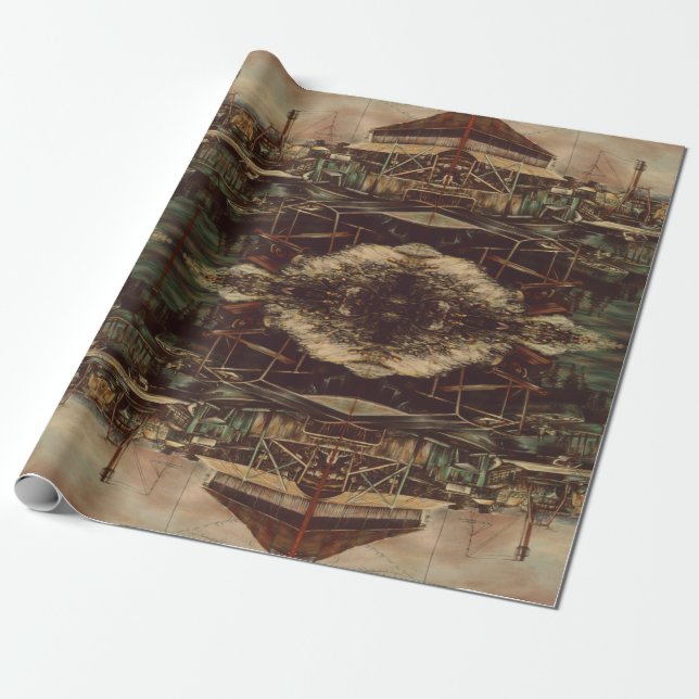 Joys of Jaffe Wrapping Paper (Unrolled)