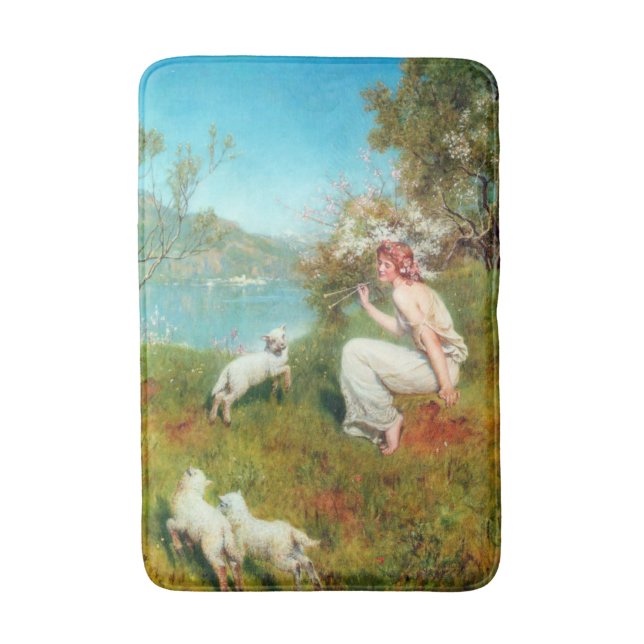 Joys of Spring (by John Collier) Bath Mat (Front Vertical)