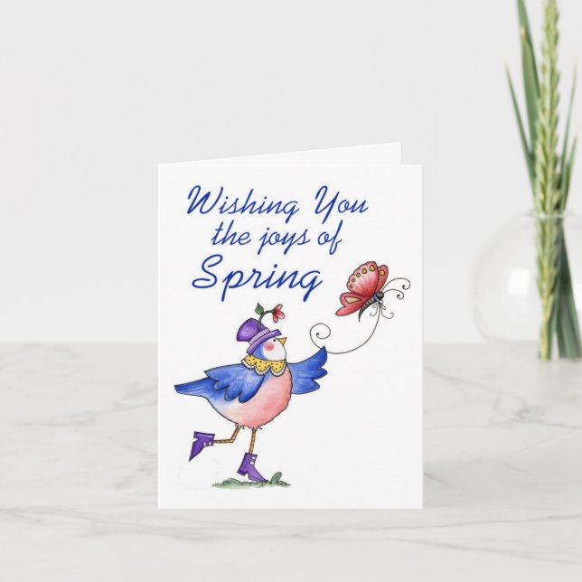 Joys of Spring - Carte de voeux (Devant)