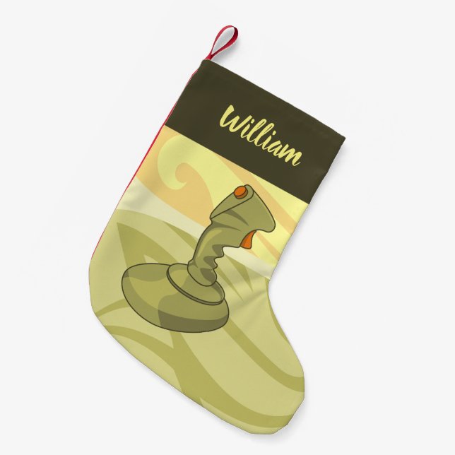 Joystick Christmas Stocking (Front (Hanging))