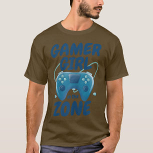 Joystick Gamer Girl In The Zone Gaming Funny Video T-Shirt