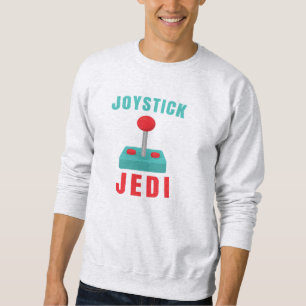 Joystick Jedi Funny Retro Gamer Dad Sweatshirt