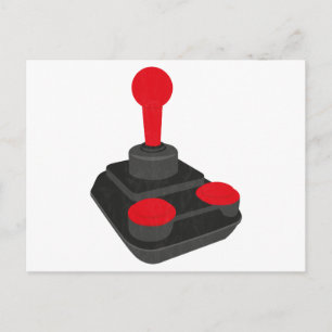 joystick postcard