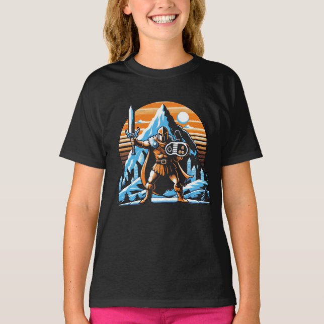 Joystick Warrior T-Shirt (Front)