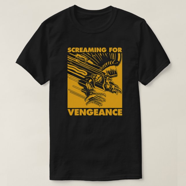 JP - Screaming For Vengeance Gold Square Essential T-Shirt (Design Front)
