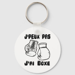 J'peux Pas J'ai Boxing - Boxing Gift Jersey Keychain