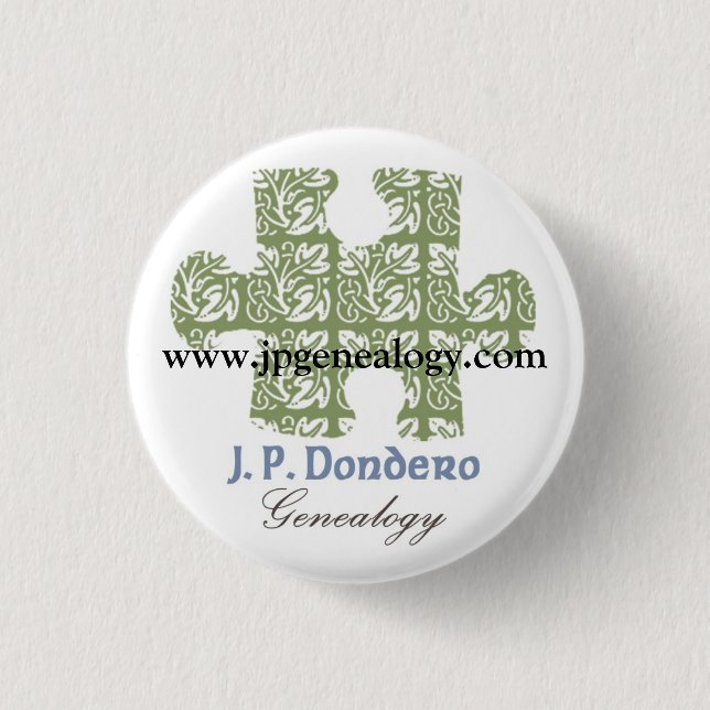 JPGenealogy Button (Front)