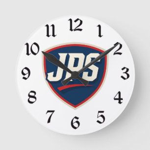 JPS BRANDING ROUND CLOCK