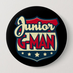 Jr. G-Man Button