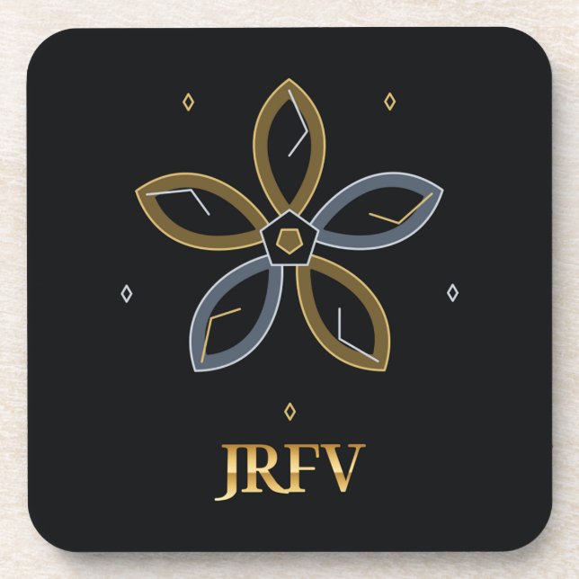 JRFV Atrium Rose Set of 6 Coaster (Front)
