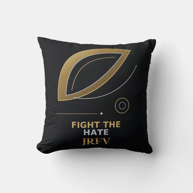 JRFV Gilded Interlude Throw Pillow (Front)