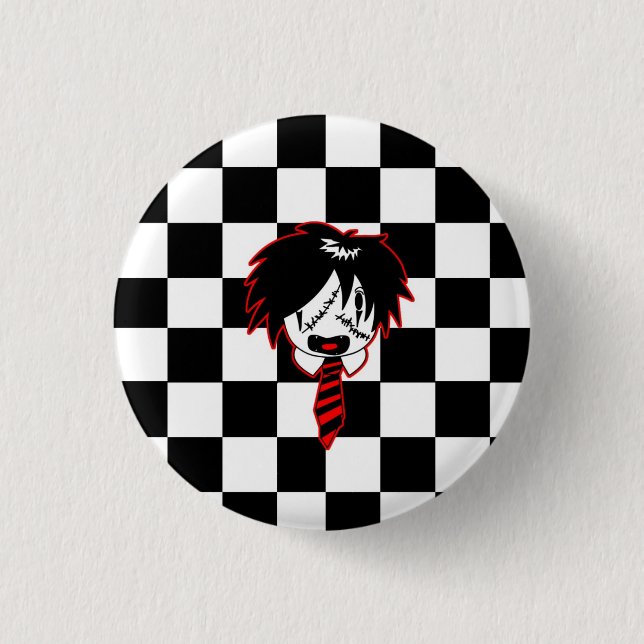 JROCK 1 INCH ROUND BUTTON (Front)