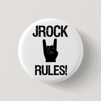 Jrock Rules badge 1 Inch Round Button