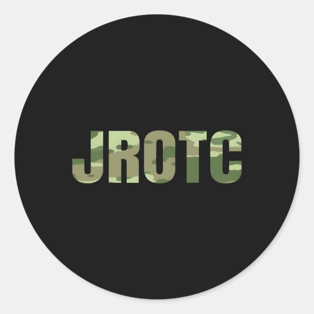 Jrotc Cadet United States Junior Rotc Classic Round Sticker (Front)