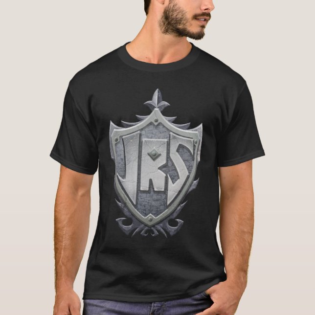 JRS: Basic T-Shirt, Black T-Shirt (Front)