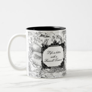 JRT Toile with Personalization Mug