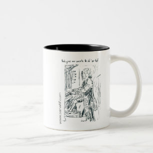 JS Bach 1 Two-Tone Coffee Mug