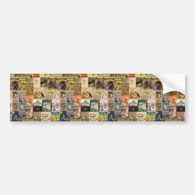 JSBC2 BOOK COVERS BOOKCOVERS COLLECTION COLORFUL A BUMPER STICKER (Front)