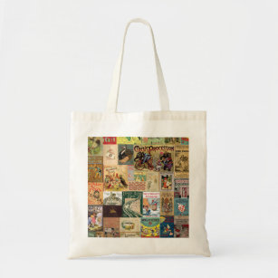 JSBC2 BOOK COVERS BOOKCOVERS COLLECTION COLORFUL A TOTE BAG