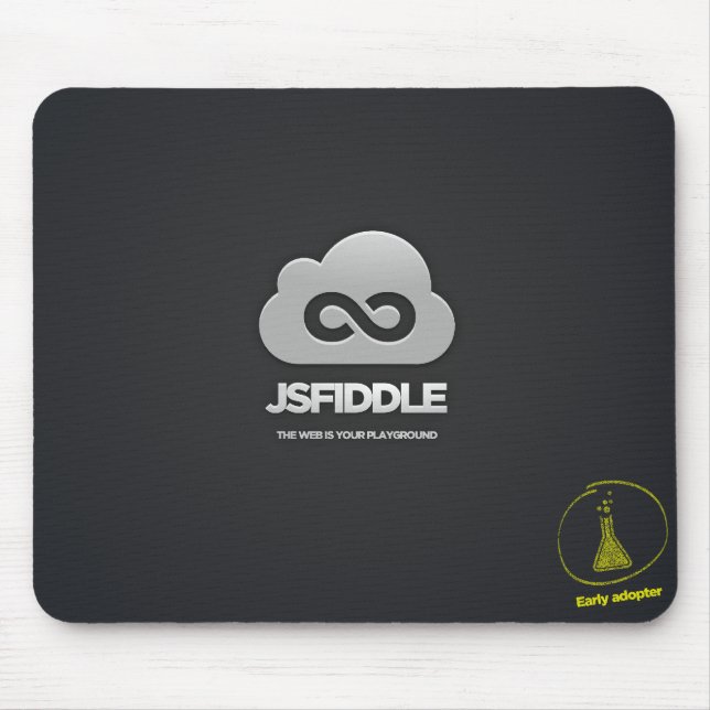 jsFiddle Mouse Pad (Front)