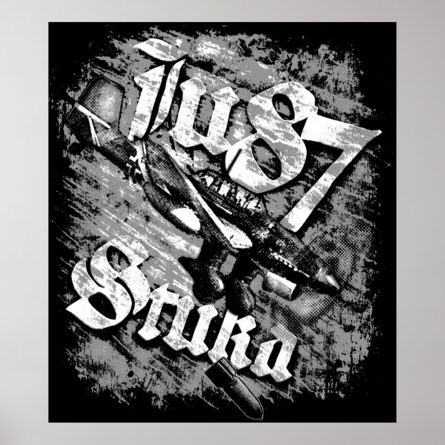 Ju 87 Stuka Canvas Print (Front)