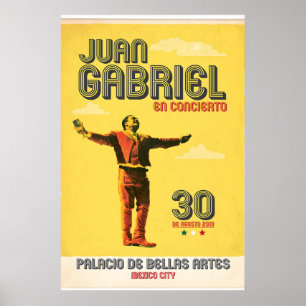 Juan Gabriel Live in Mexico City, Original Print
