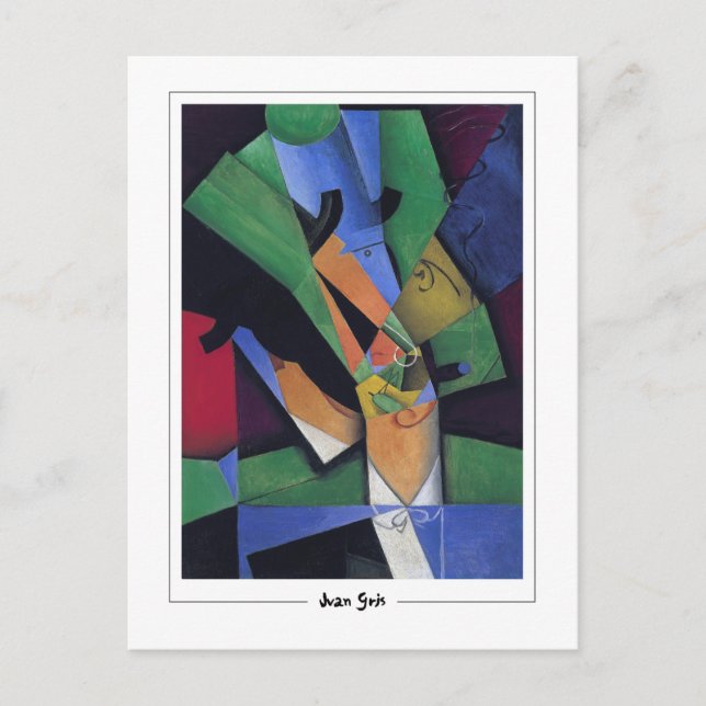 Juan Gris #104 - Fine Art Postcard (Front)