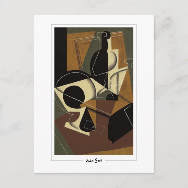 Juan Gris #212 - Fine Art Postcard (Front)