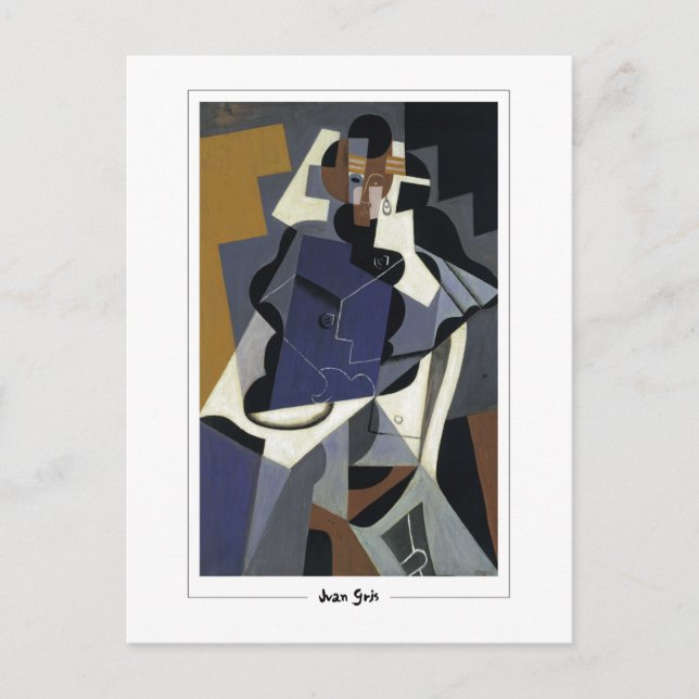 Juan Gris #230 - Fine Art Postcard (Front)