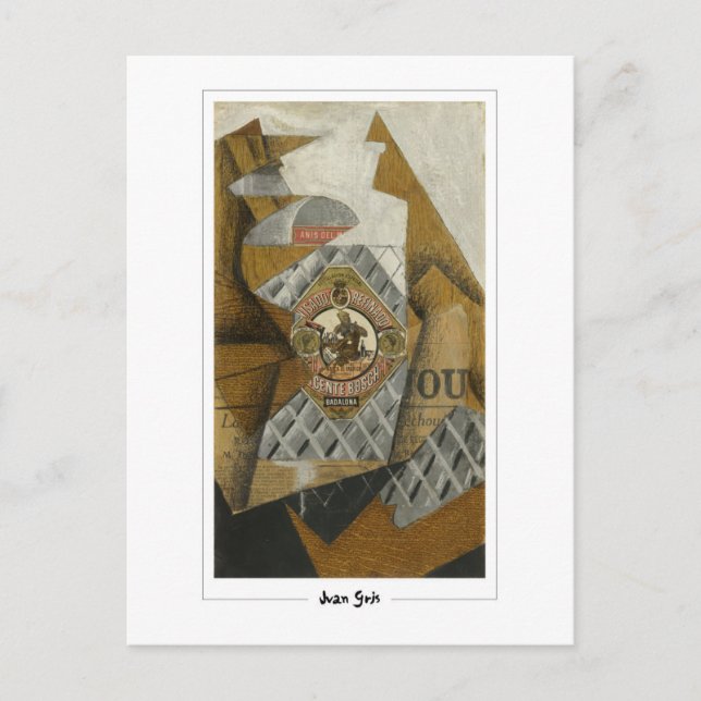 Juan Gris #261 - Fine Art Postcard (Front)