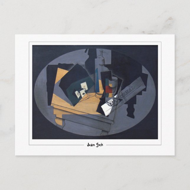 Juan Gris #270 - Fine Art Postcard (Front)