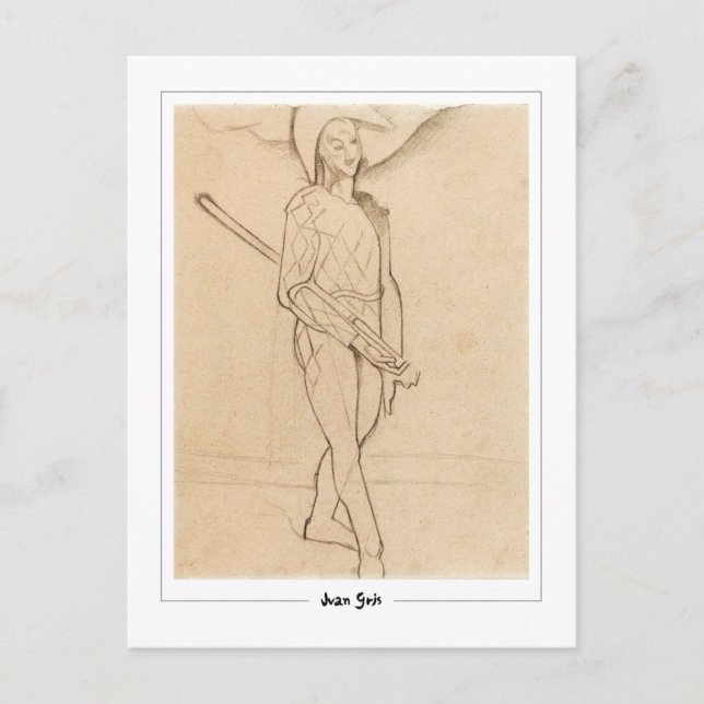 Juan Gris #292 - Fine Art Postcard (Front)