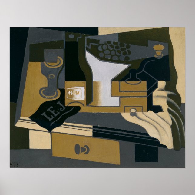 Juan Gris - Coffee Grinder Poster (Front)