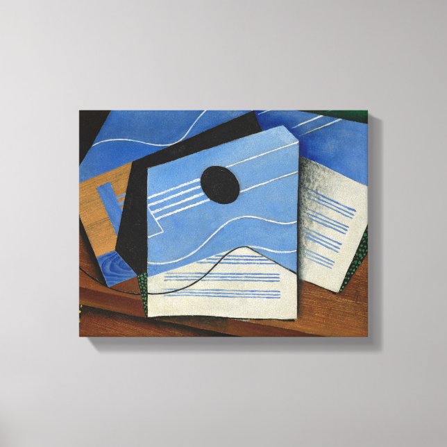 Juan Gris - Guitar on a Table Canvas Print (Front)