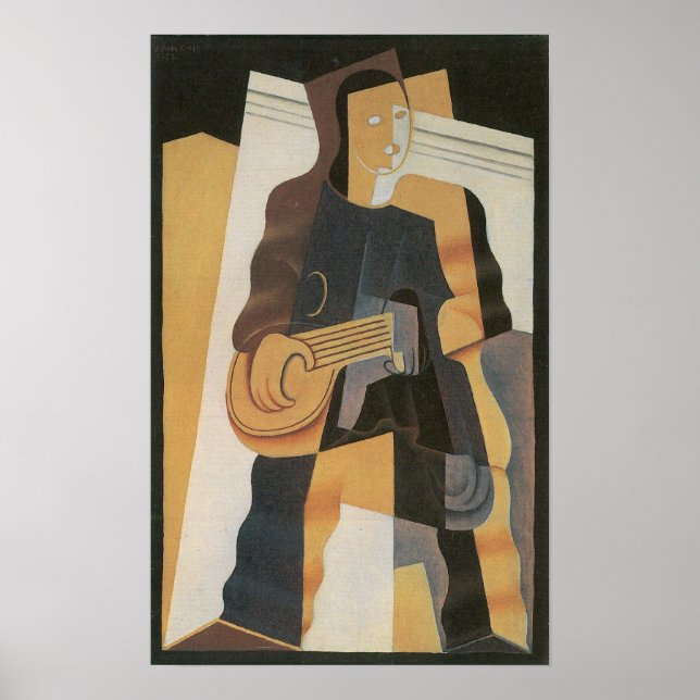 Juan Gris - Pierrot Poster (Front)